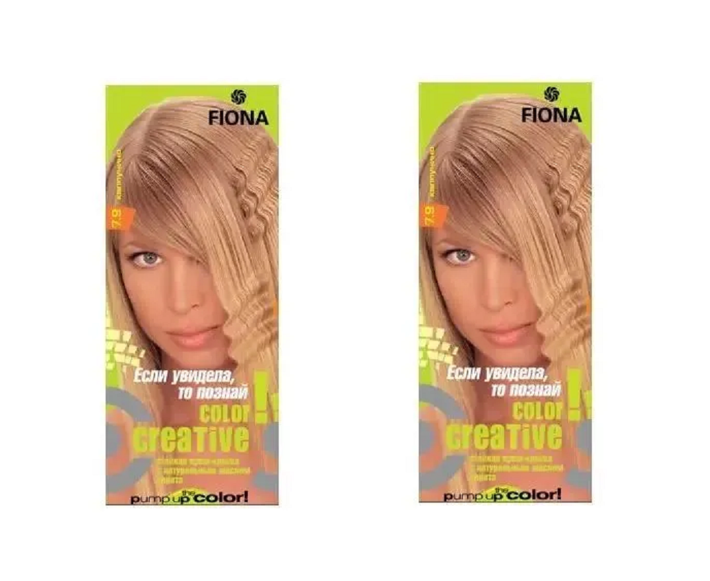 

Краска для волос Fiona Creative color тон 7.9 Капучино 2 уп