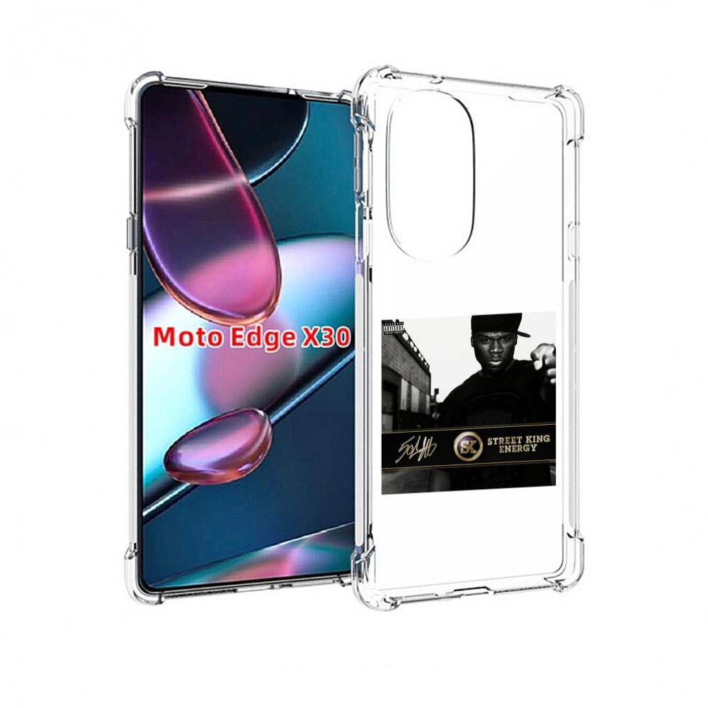 

Чехол MyPads 50 Cent - Street King Energy для Motorola Moto Edge X30, Прозрачный, Tocco