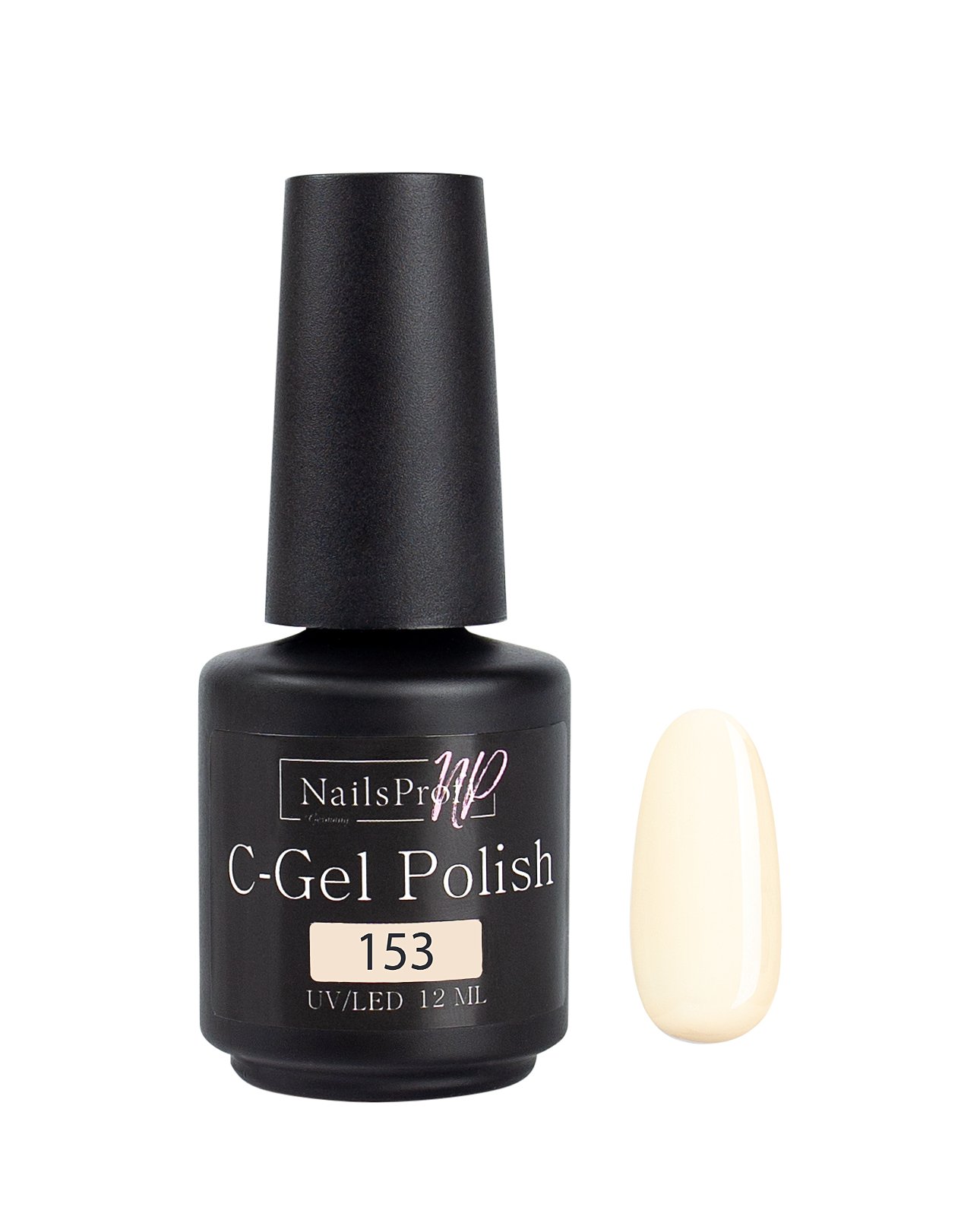 фото Гель лак nailsprofi для ногтей, маникюра, педикюра / c-gel polish 153 - 12 мл