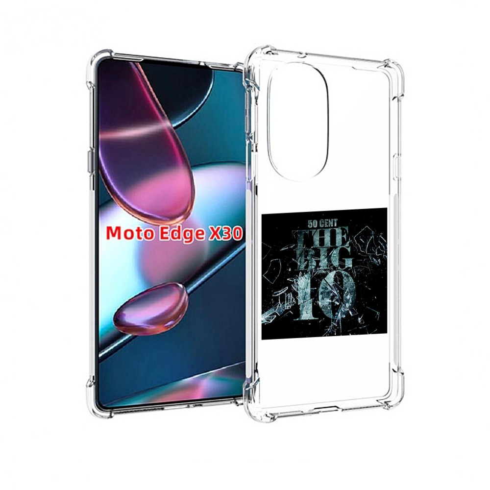

Чехол MyPads 50 Cent - The Big 10 для Motorola Moto Edge X30, Прозрачный, Tocco