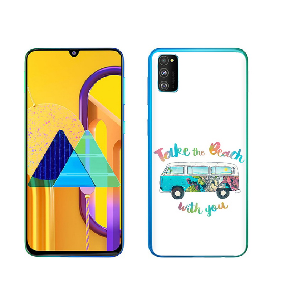 

Чехол MyPads Tocco для Samsung Galaxy M23 Хиппи автобус (PT227329.604.190), Прозрачный, Tocco