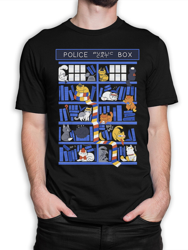 

Футболка мужская DreamShirts Studio Доктор Кто - Котики 351-doctorwhocat-2 черная 2XL, Черный, Доктор Кто - Котики 351-doctorwhocat-2