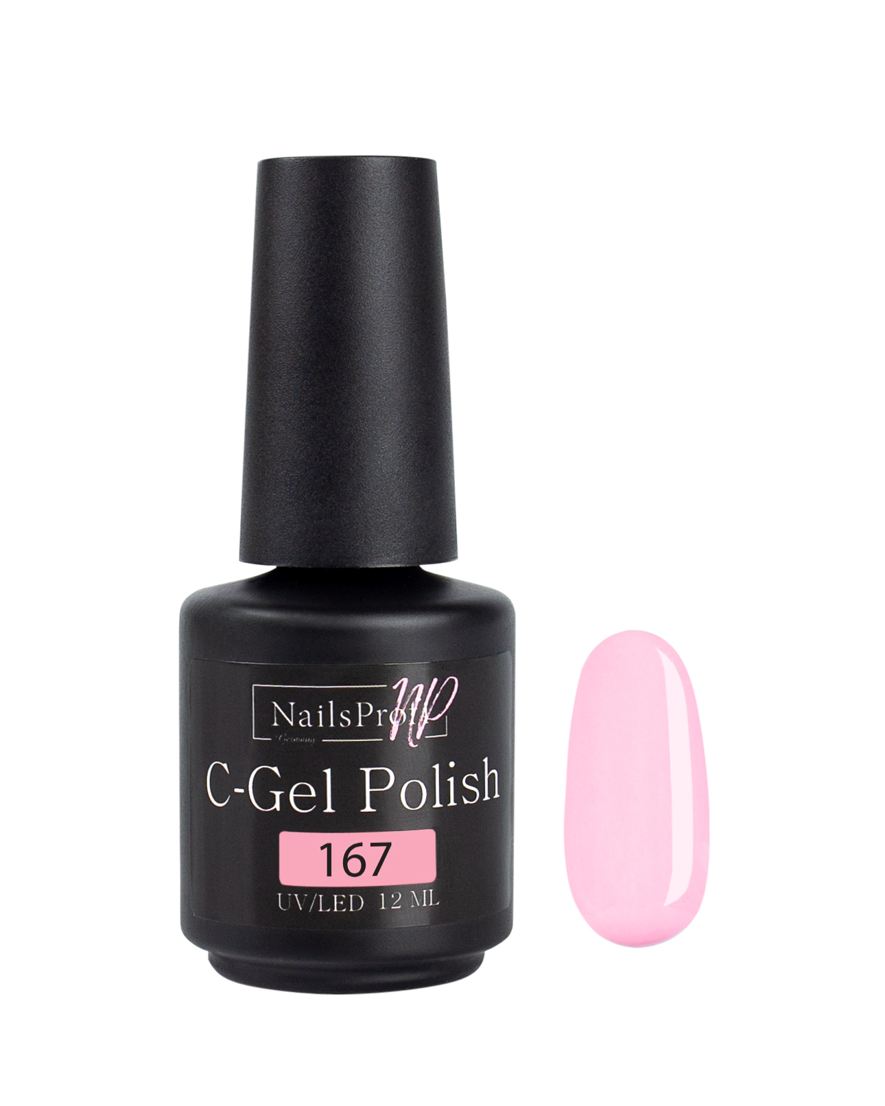 фото Гель лак для ногтей маникюра педикюра nailsprofi c-gel polish 167 12 мл