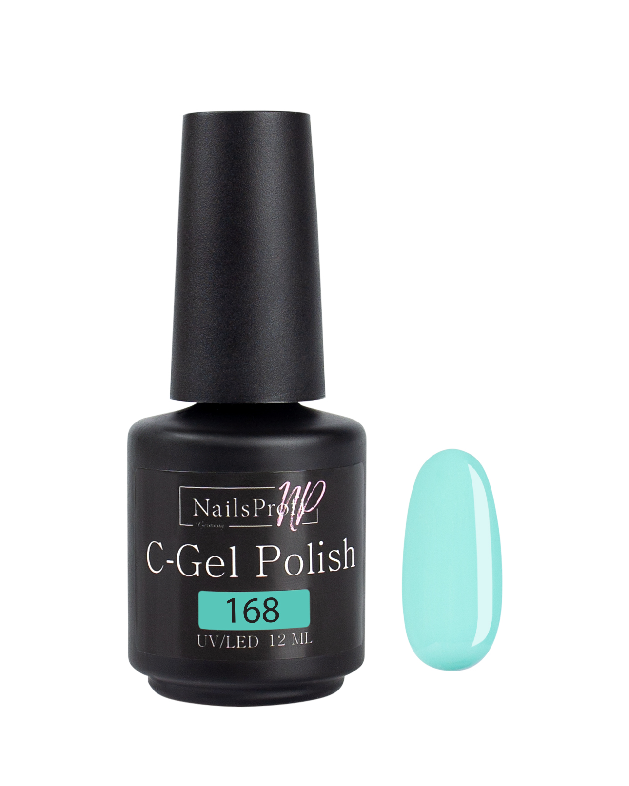 фото Гель лак nailsprofi для ногтей, маникюра, педикюра / c-gel polish 168 - 12 мл