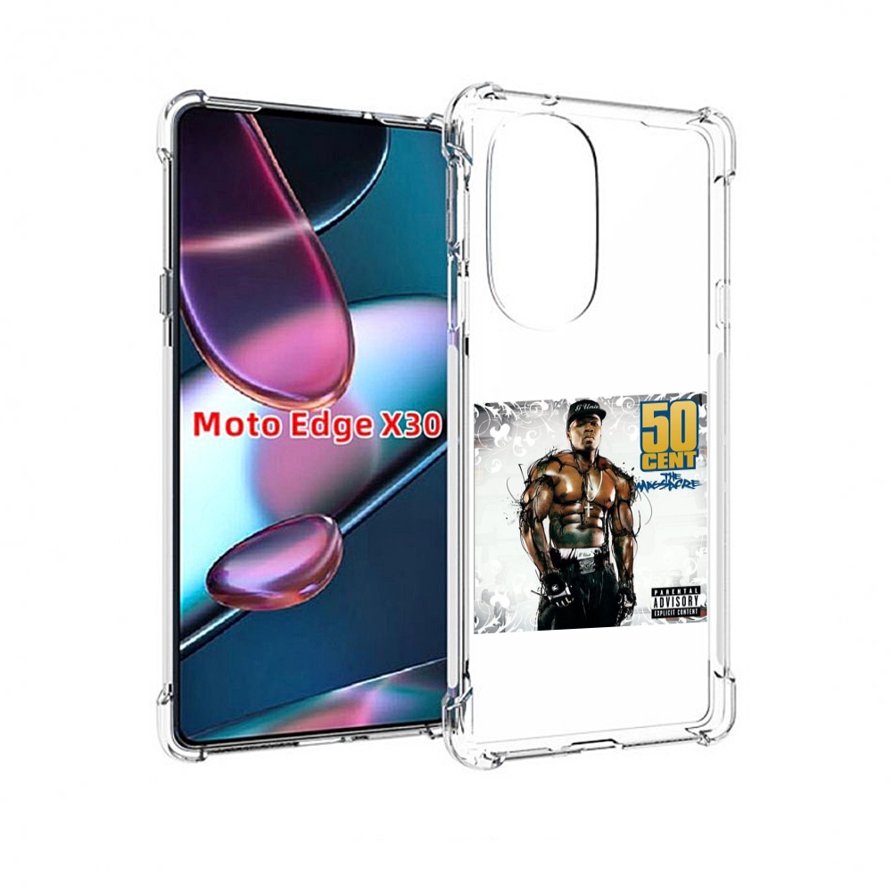 

Чехол MyPads 50 Cent - The Massacre для Motorola Moto Edge X30, Прозрачный, Tocco