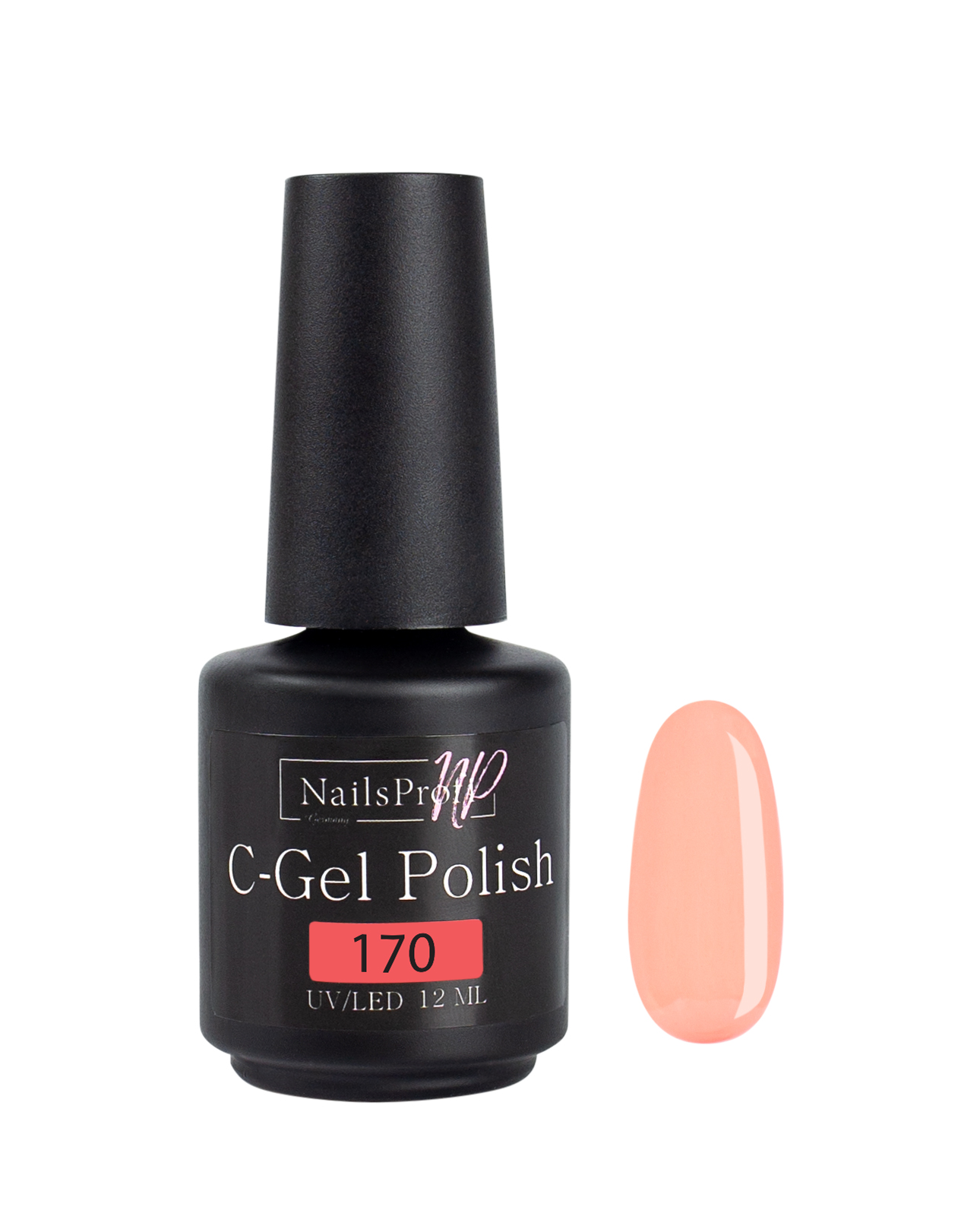 фото Гель лак для ногтей маникюра педикюра nailsprofi c-gel polish 170 12 мл