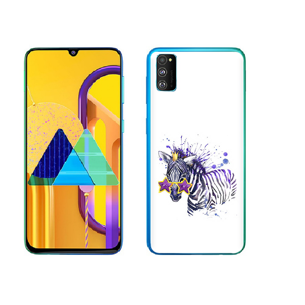 

Чехол MyPads Tocco для Samsung Galaxy M23 акварельная зебра (PT227329.604.215), Прозрачный, Tocco