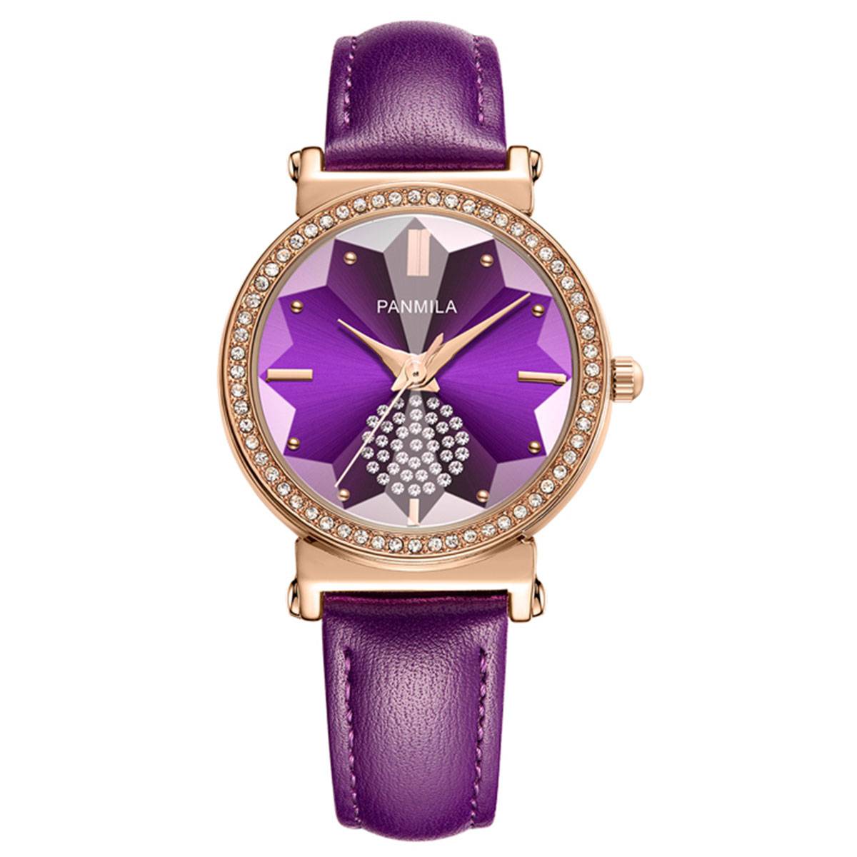 фото Наручные часы женские panmila p0326m-dd1rvv фиолетовые