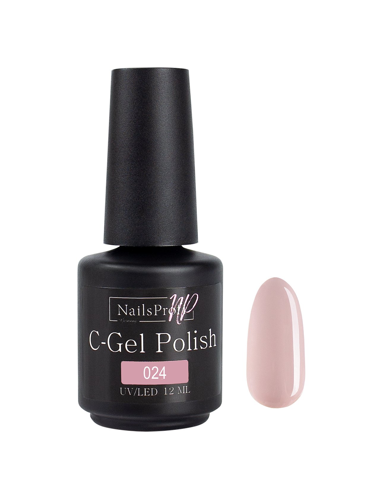 фото Гель лак nailsprofi для ногтей, маникюра, педикюра / c-gel polish 024 - 12 мл