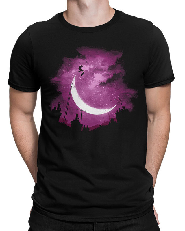 

Футболка мужская DreamShirts Studio Ночной Скейтборд 358-mooncity-2 черная 2XL, Черный, Ночной Скейтборд 358-mooncity-2