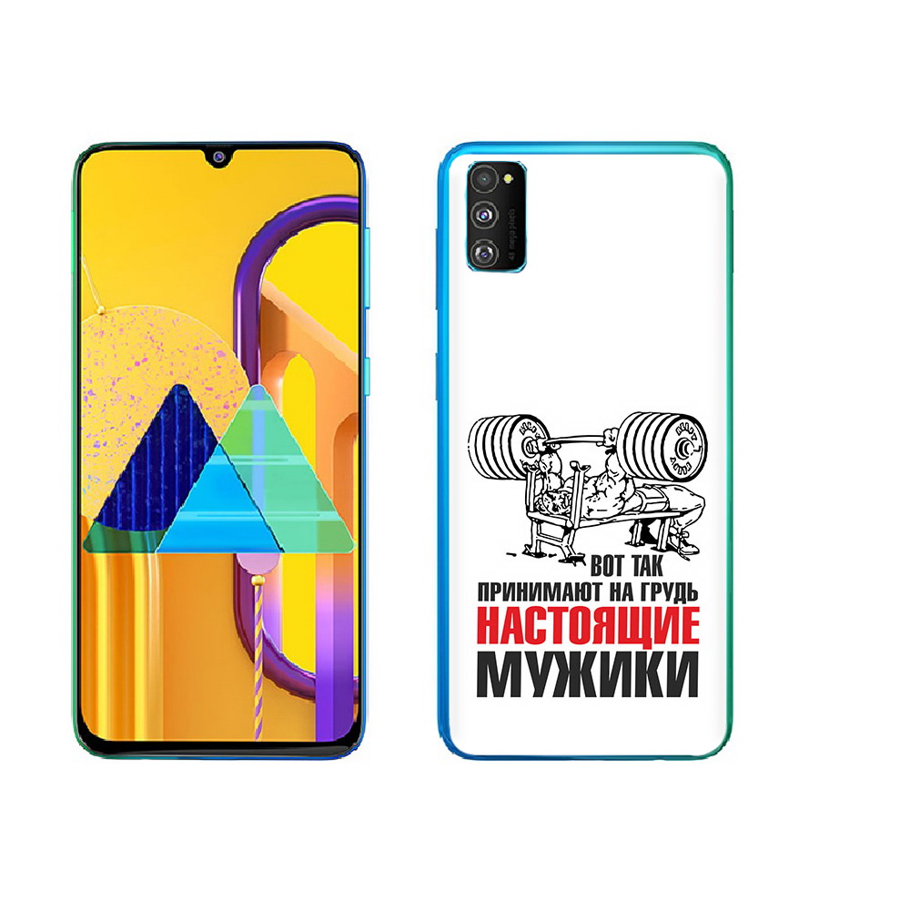 

Чехол MyPads Tocco для Samsung Galaxy M23 бодибилдинг для мужиков (PT227329.604.233), Прозрачный, Tocco