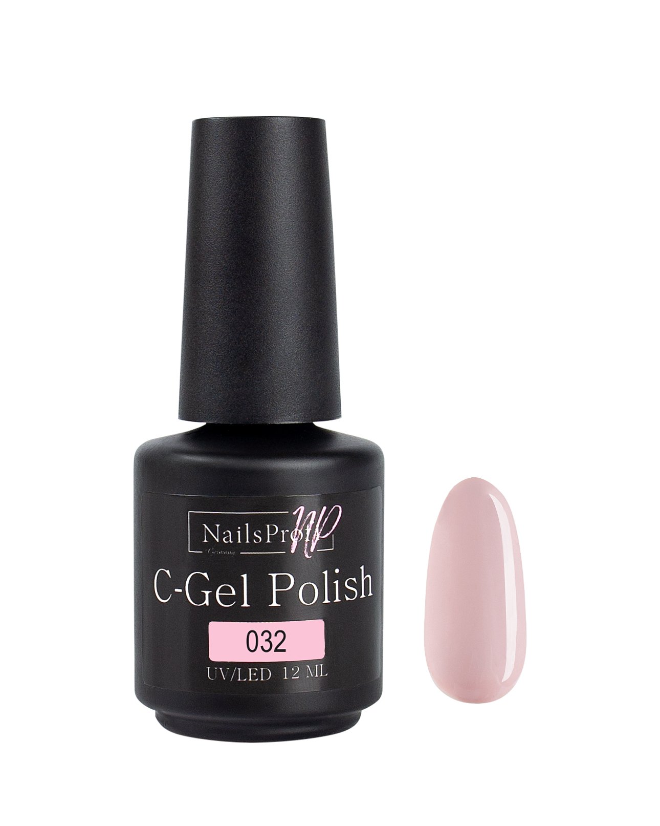 фото Гель лак nailsprofi для ногтей, маникюра, педикюра / c-gel polish 032 - 12 мл