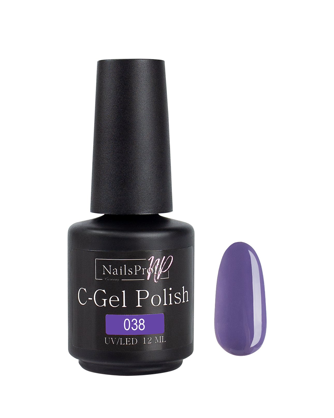 фото Гель лак для ногтей маникюра педикюра nailsprofi c-gel polish 038 12 мл