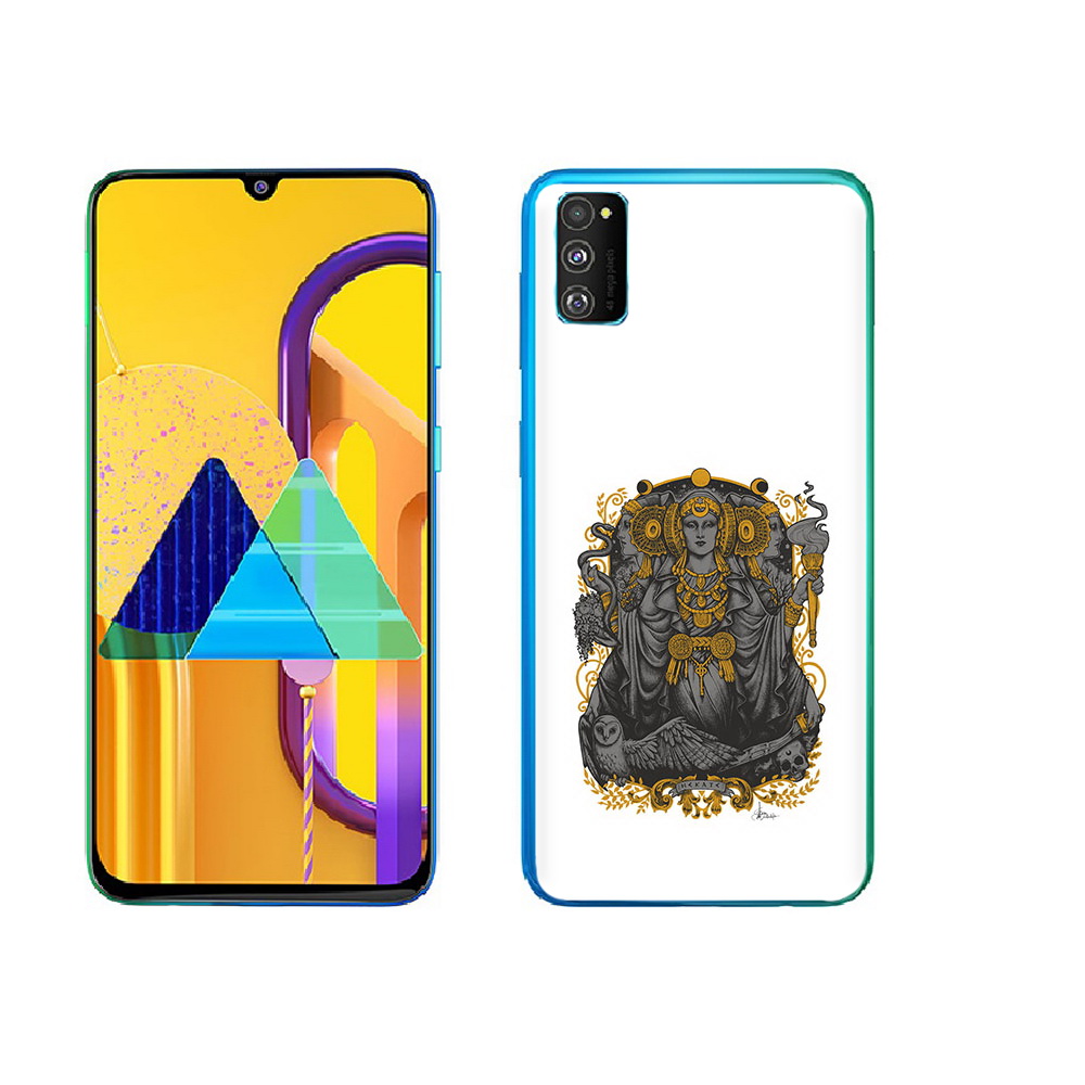 

Чехол MyPads Tocco для Samsung Galaxy M23 божество с золотыми элементами, Прозрачный, Tocco