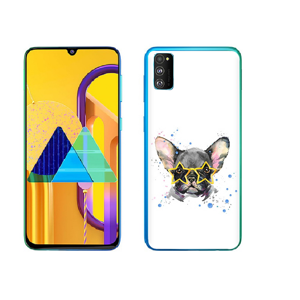 

Чехол MyPads Tocco для Samsung Galaxy M23 буля в очках (PT227329.604.252), Прозрачный, Tocco