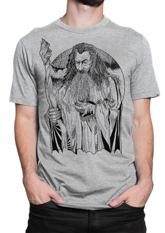 

Футболка мужская DreamShirts Studio Властелин Колец - Гэндальф 363-gendalf-2 серая S, Серый, Властелин Колец - Гэндальф 363-gendalf-2