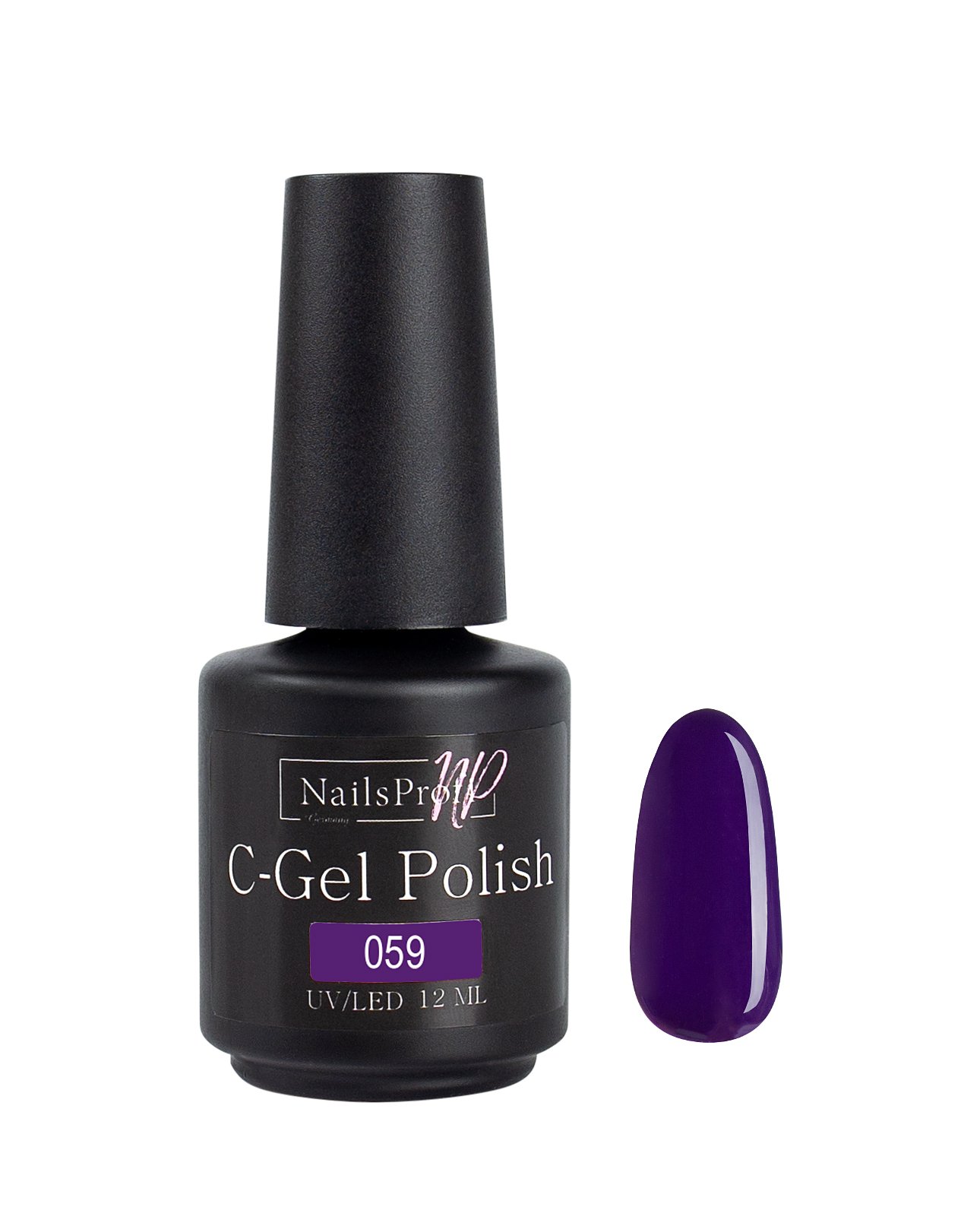 фото Гель лак для ногтей маникюра педикюра nailsprofi c-gel polish 059 12 мл