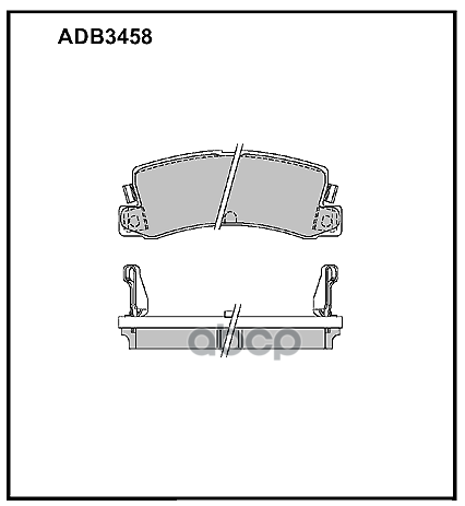 

Колодки задние TOYOTA Avensis I/Carina E/Celica I/Camry 01-06 ADB 3458