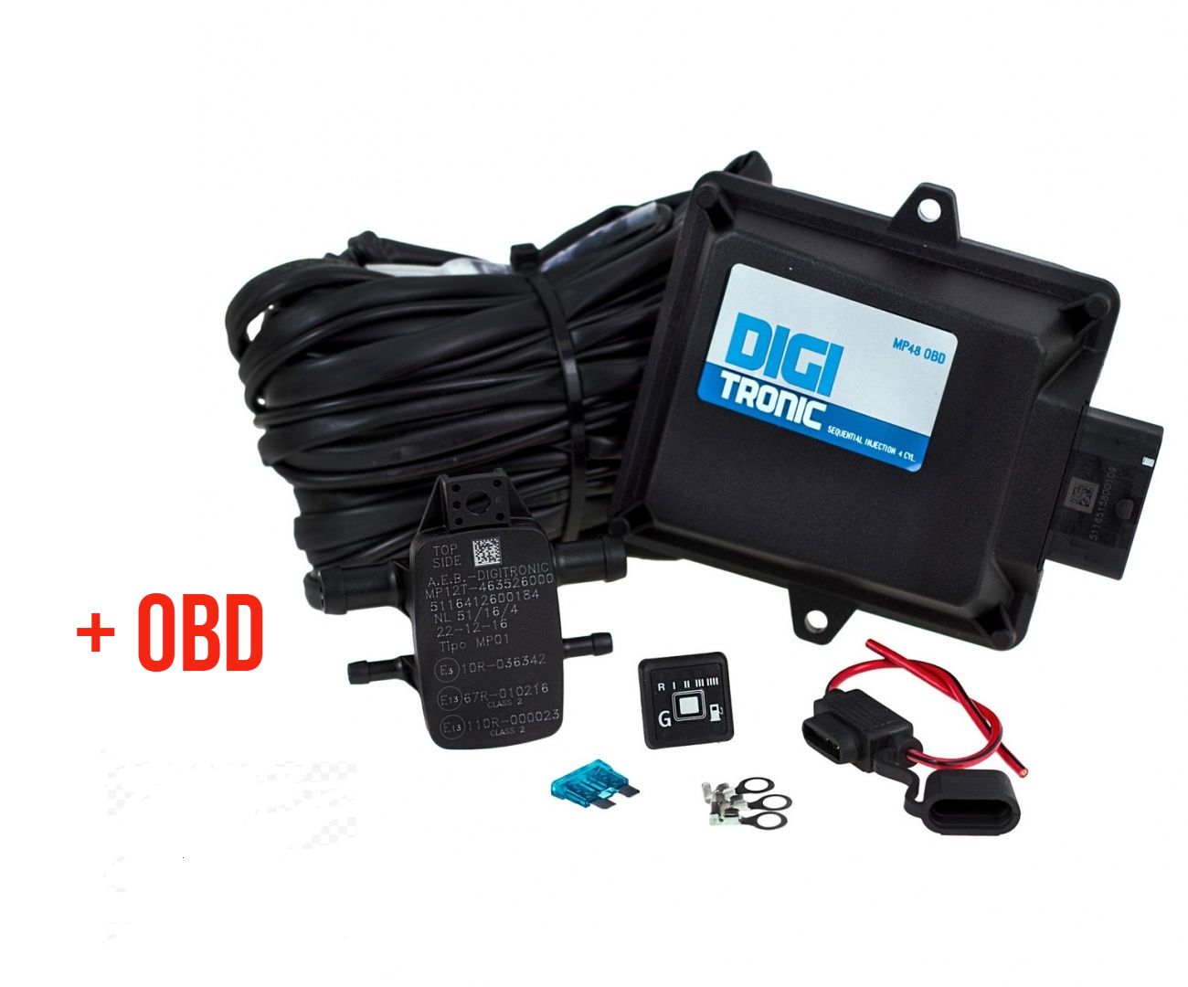 

Комплект электроники ГБО DIGITRONIC AEB MP48 OBD 4 цилиндра, MP480BD