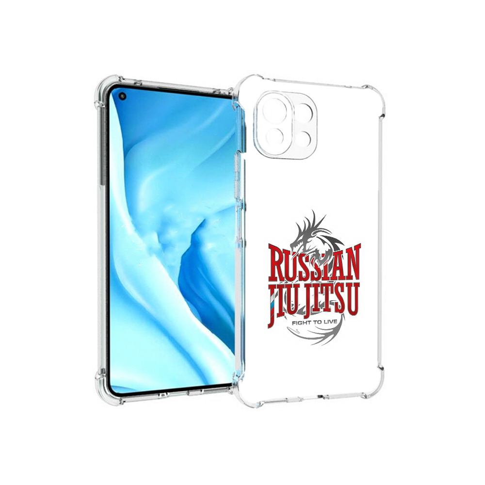 

Чехол MyPads Tocco для Xiaomi Mi 11 Lite джиу джитсу (PT159462.256.321), Прозрачный, Tocco