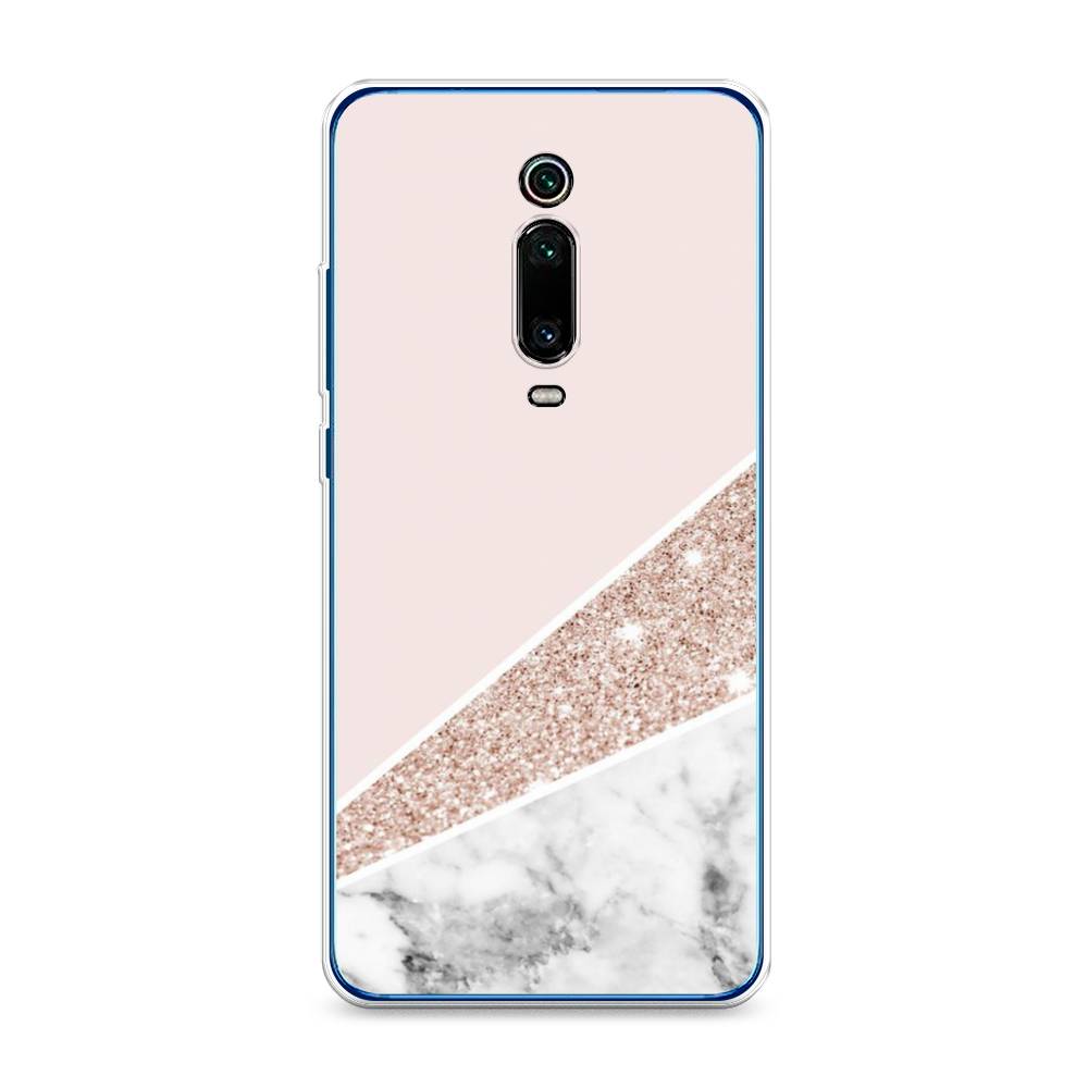 

Чехол на Xiaomi Mi 9T"Блестящий розовый мрамор", 35750-3