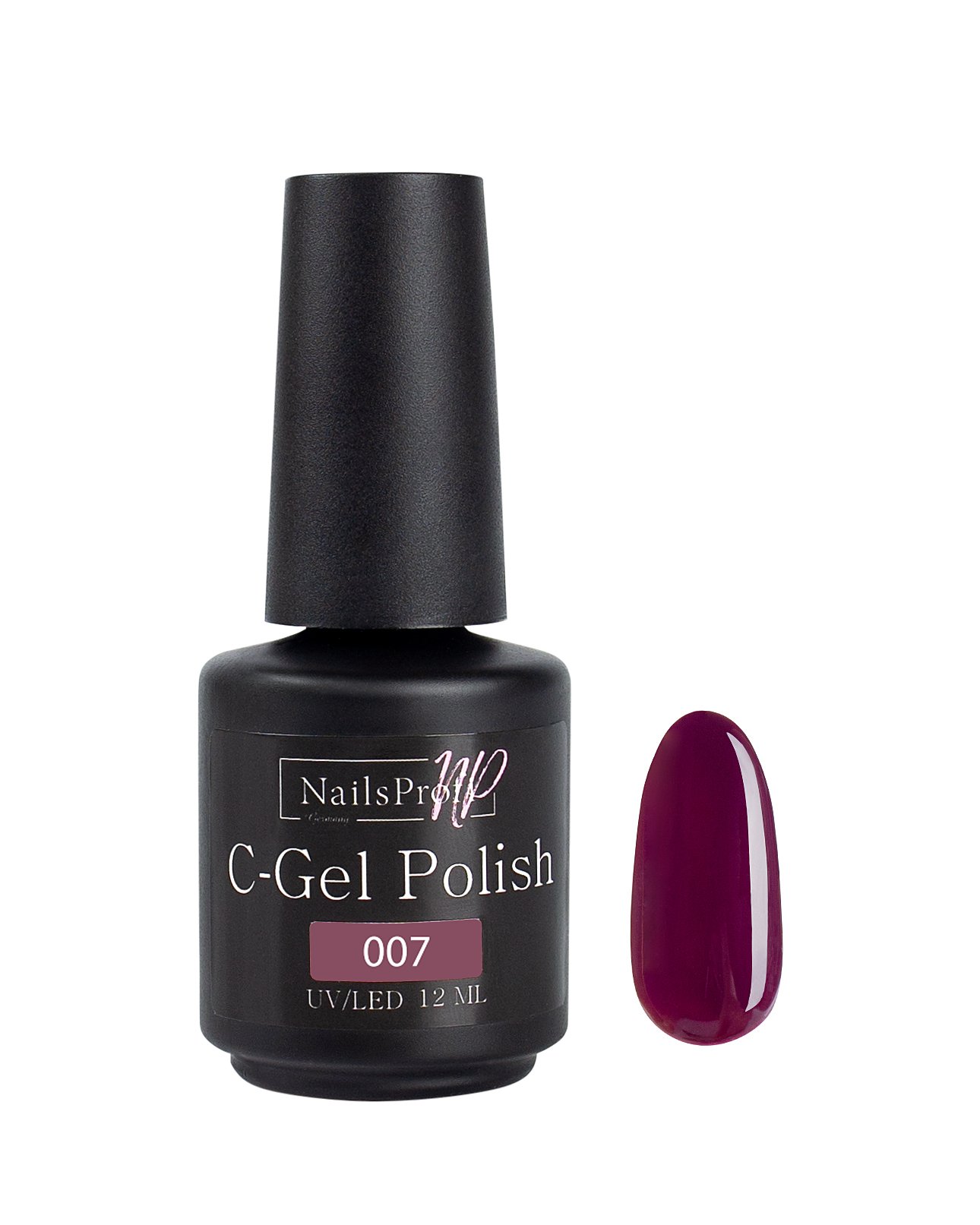 

Гель лак NailsProfi для ногтей, маникюра, педикюра / C-Gel Polish 007 - 12 мл, C-Gel Polish 007