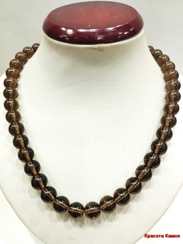 

Бусы из стали 45 см Красота камня Раухтопаз, раухтопаз, Раухтопаз