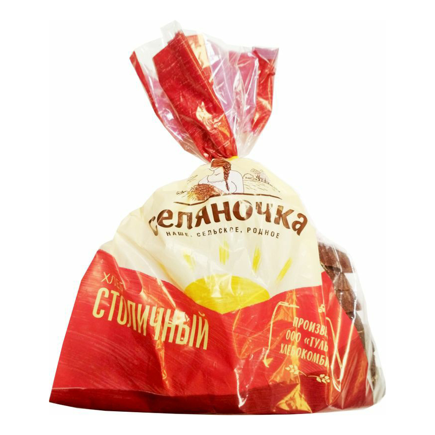 

Хлеб Селяночка Столичный ржано-пшеничный нарезной 300 г