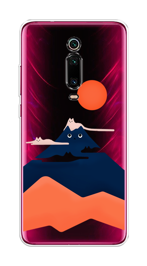 

Чехол на Xiaomi Mi 9T"Кот-гора", Черный;оранжевый, 35750-4