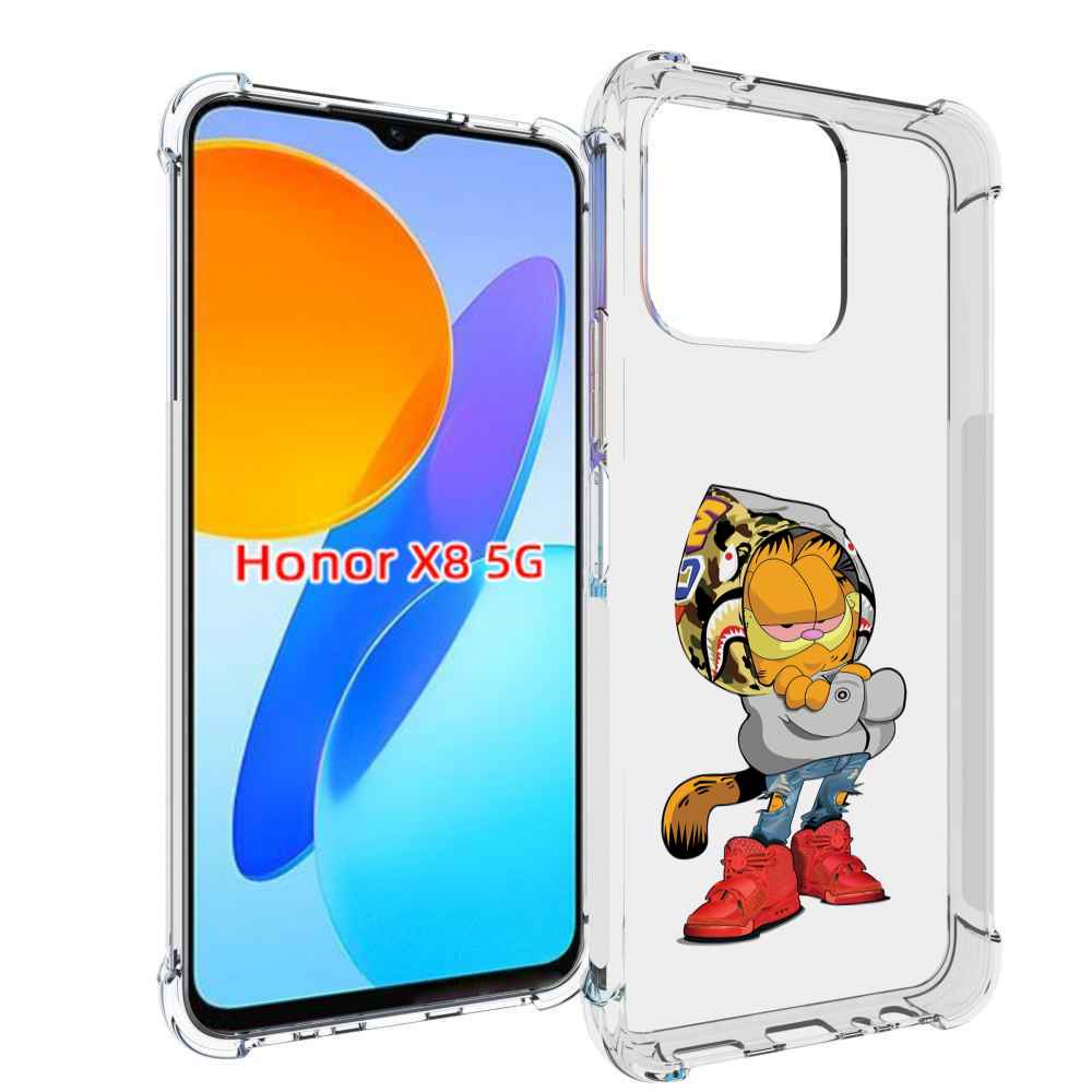 

Чехол MyPads модный-котяра детский для Honor X8 5G, Прозрачный, Tocco