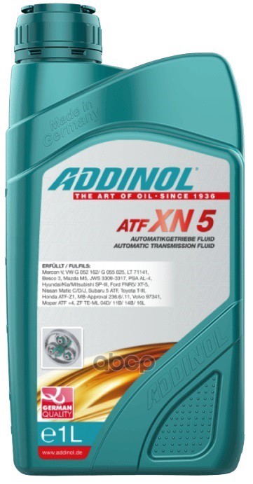Жидкость Для Акпп И Гур Addinol Atf Xn 5, 1л ADDINOL арт. 4014766074997