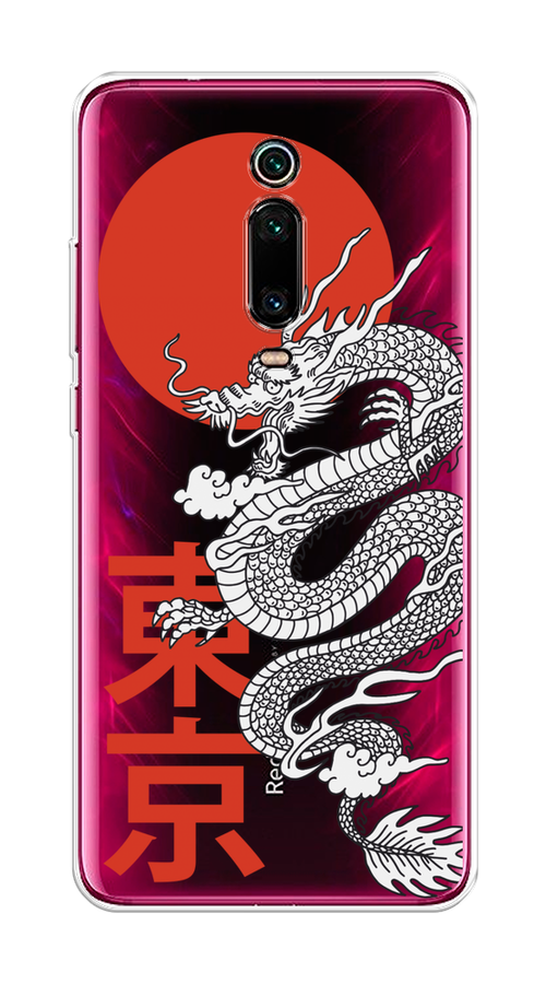 

Чехол на Xiaomi Mi 9T"Китайский дракон", Черный;красный;белый, 35750-1