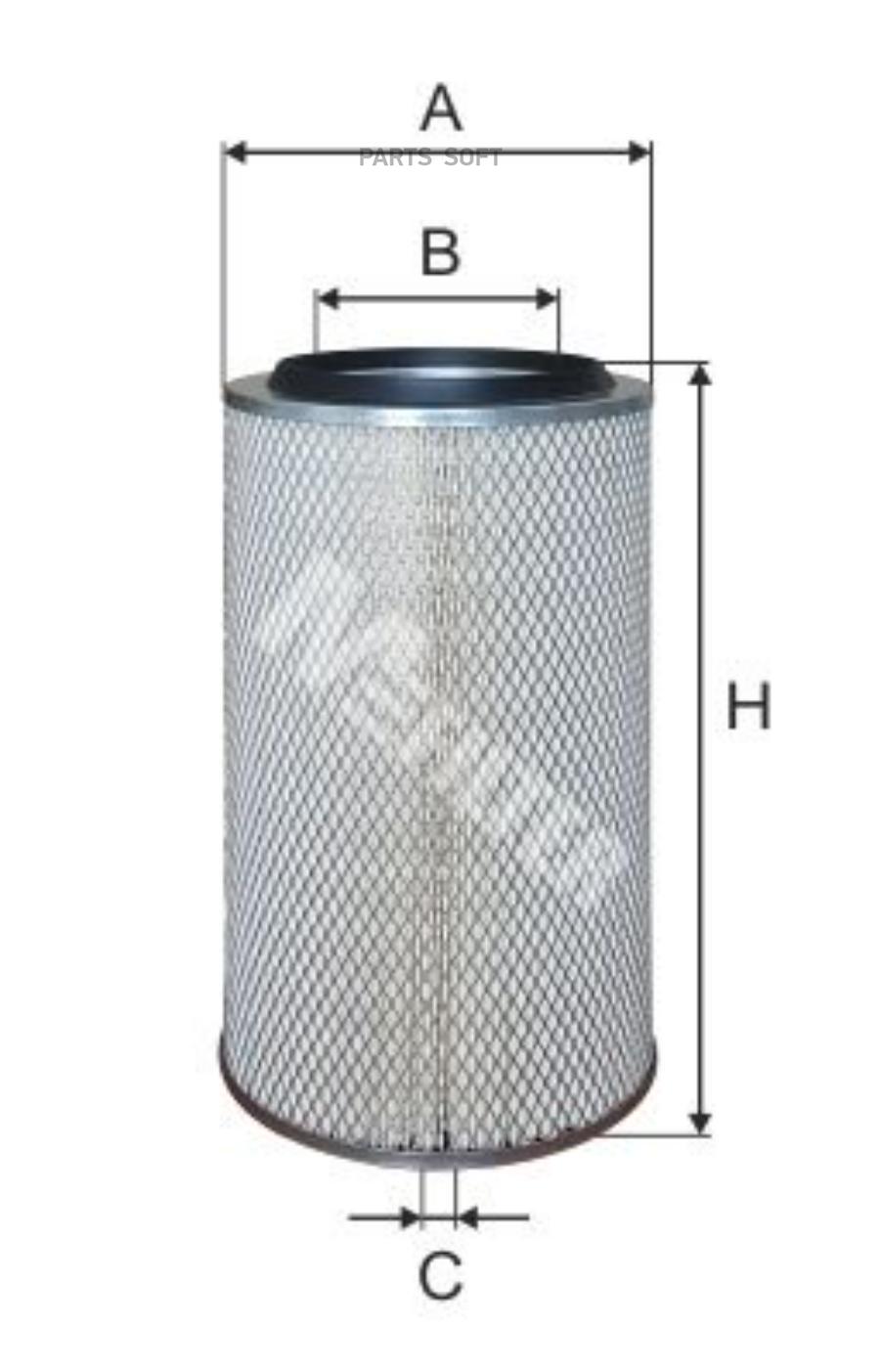 

A898_фильтр Воздушный H395 D200 D126 Valtra/Valmet Tractor M-Filter A898