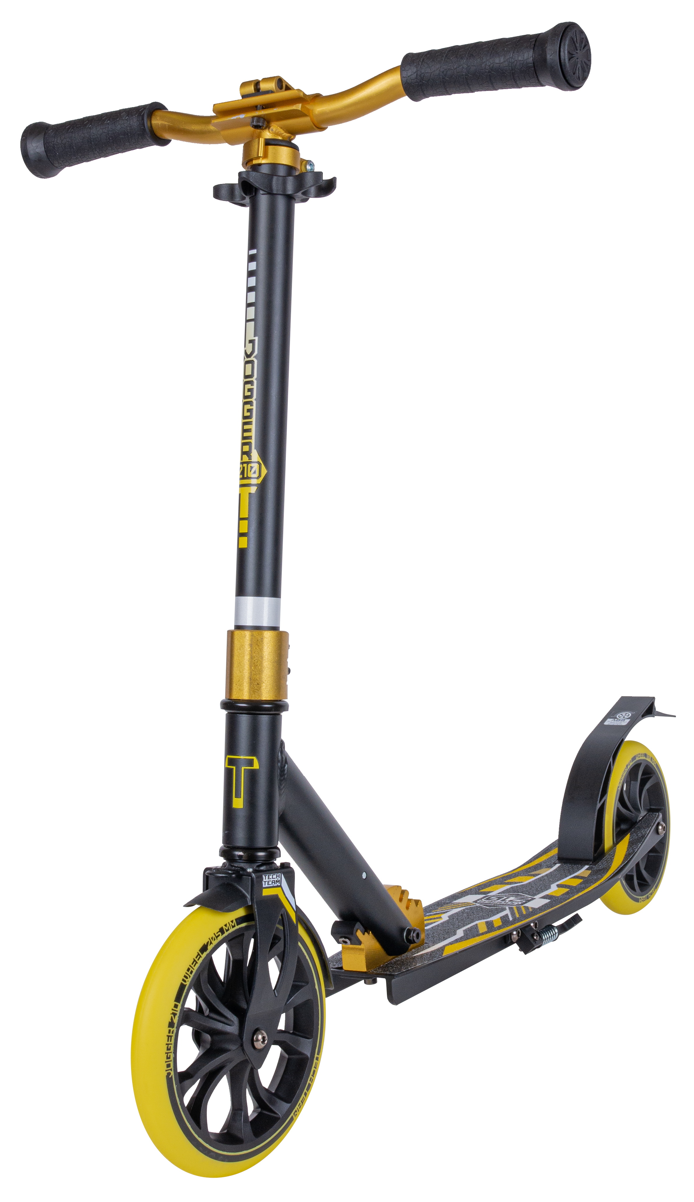 

Самокат Tech Team Jogger 210 black/yellow