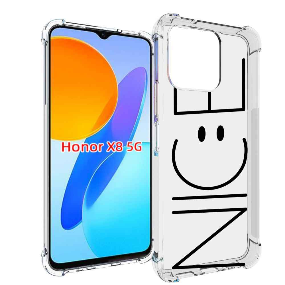 

Чехол MyPads найс-надпись для Honor X8 5G, Прозрачный, Tocco