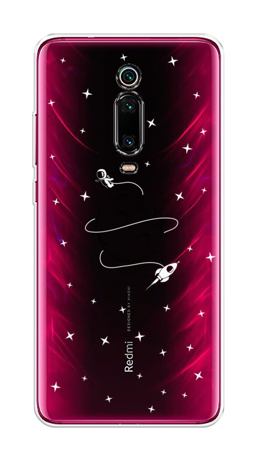 

Чехол на Xiaomi Mi 9T"Полет вокруг луны", Белый;серый;черный, 35750-2
