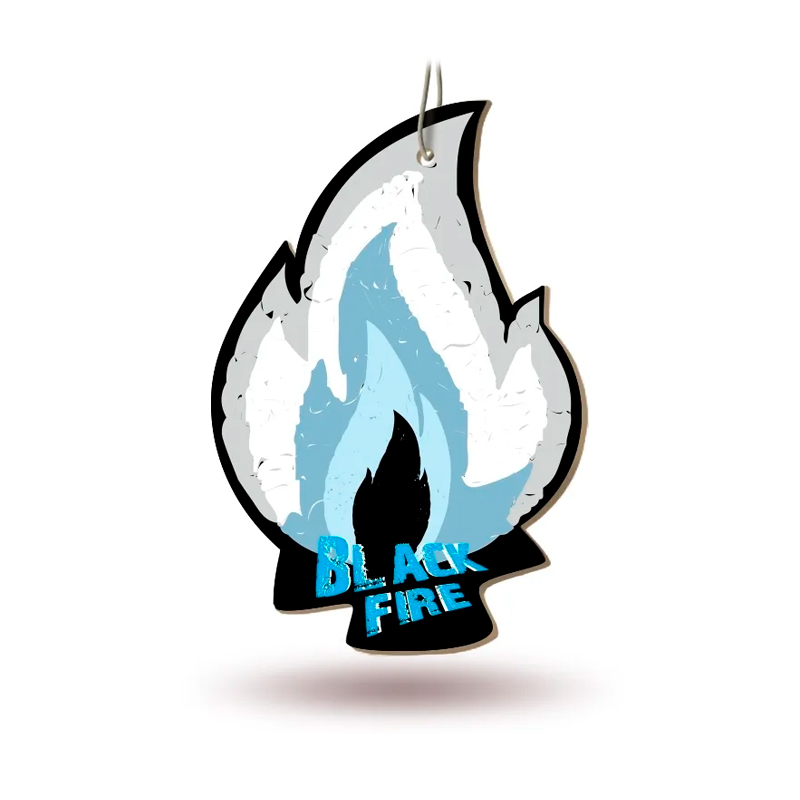 

Ароматизатор в машину Fire Fresh A07263S черный огонь, Белый;голубой