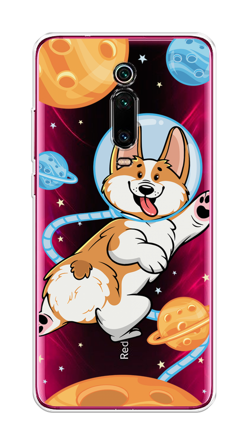

Чехол на Xiaomi Mi 9T"Корги-космонавт", Голубой;бежевый;белый, 35750-1