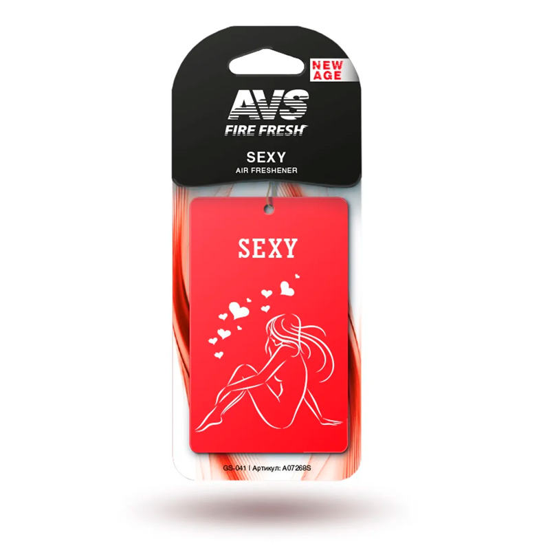 

Ароматизатор AVS GS-041 New Age Sexy/Сексуальный (бумажные)