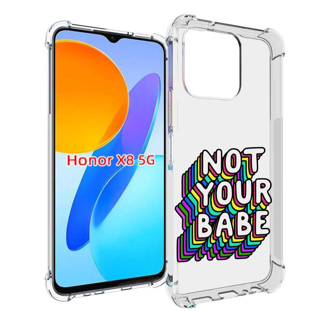 

Чехол MyPads не-твоя-девочка для Honor X8 5G, Прозрачный, Tocco