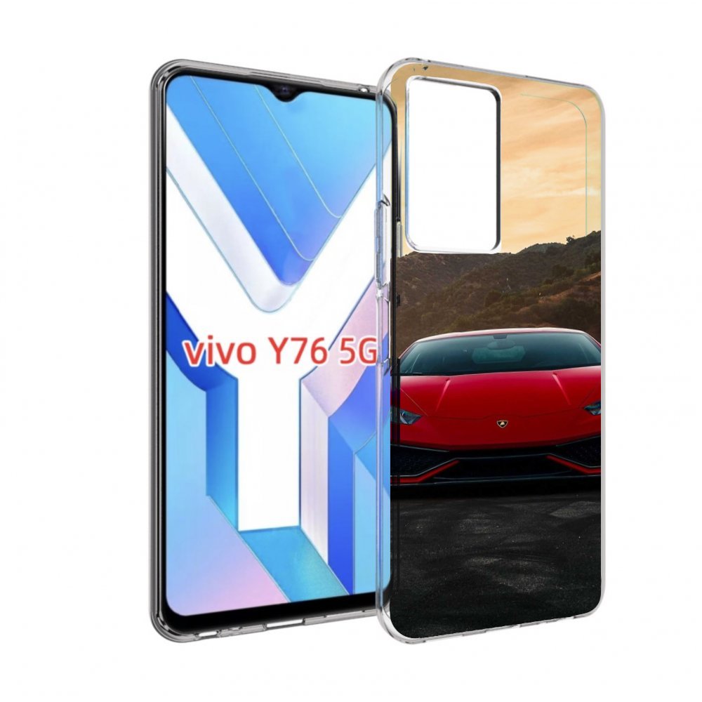 

Чехол Mypads Lamborghini 1 Мужской Для Vivo Y76 5G, Прозрачный, Tocco