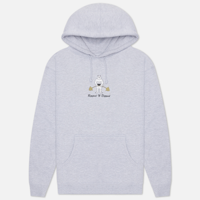 

Худи мужское Ripndip RNDWORKOUT9 серое S, RNDWORKOUT9