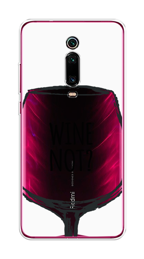 

Чехол на Xiaomi Mi 9T"Wine not white", Белый, 35750-6