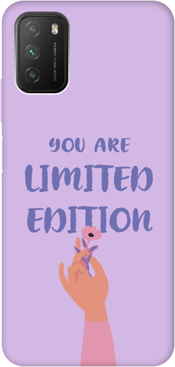 

Чехол на Xiaomi Redmi 9T "Limited Edition" сиреневый, Фиолетовый, 2630