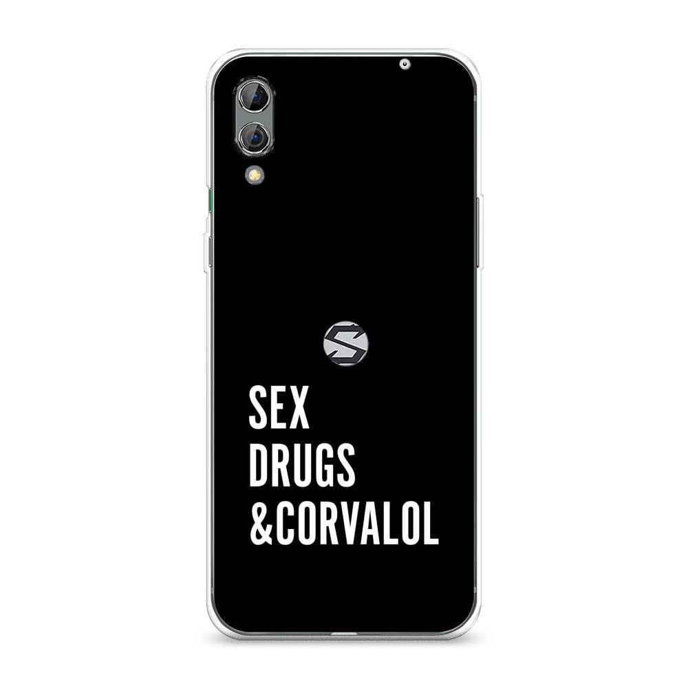 

Чехол на Xiaomi Black Shark 2 "Corvalol", Черный;серый;белый, 36350-6