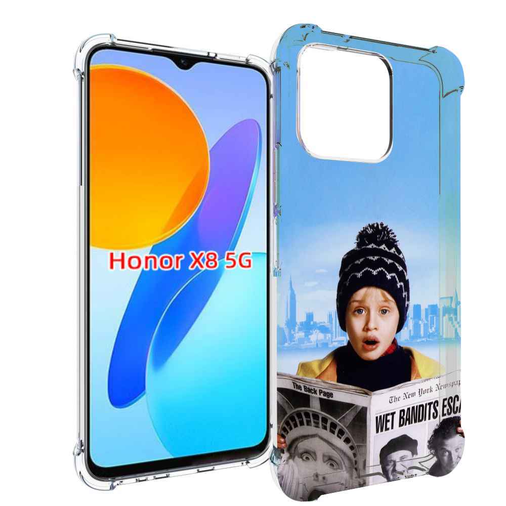 

Чехол MyPads один-дома-детский для Honor X8 5G, Прозрачный, Tocco