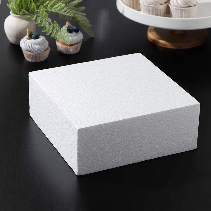

Фальшярус для торта квадратный, 25×25 см, h=10 см