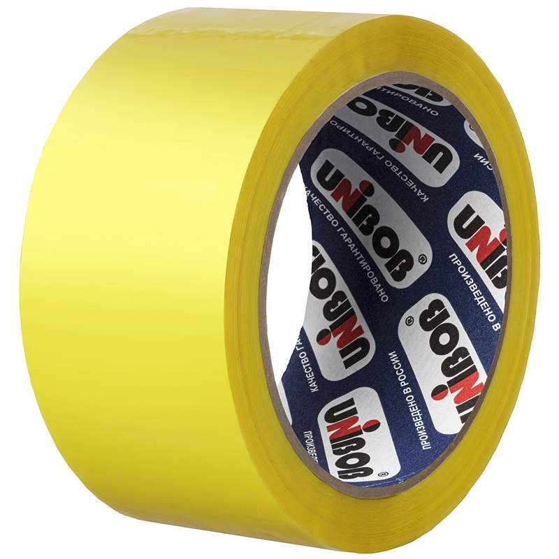 

Клейкая лента упаковочная UNIBOB, 48мм х 66м., арт. 285020 - (6 шт.)