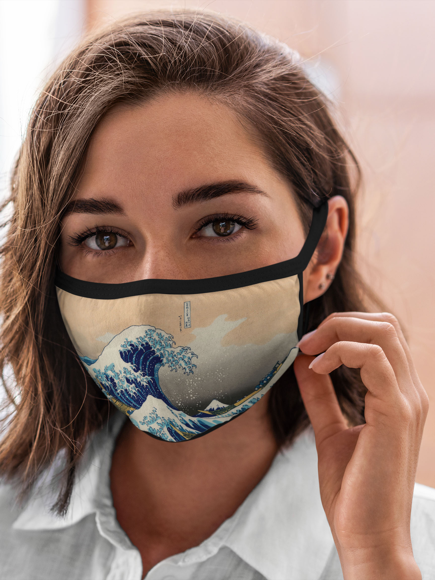 

Многоразовая маска унисекс Burnettie Vaporwave Kanagawa Wave Art, Разноцветный, Vaporwave Kanagawa Wave Art
