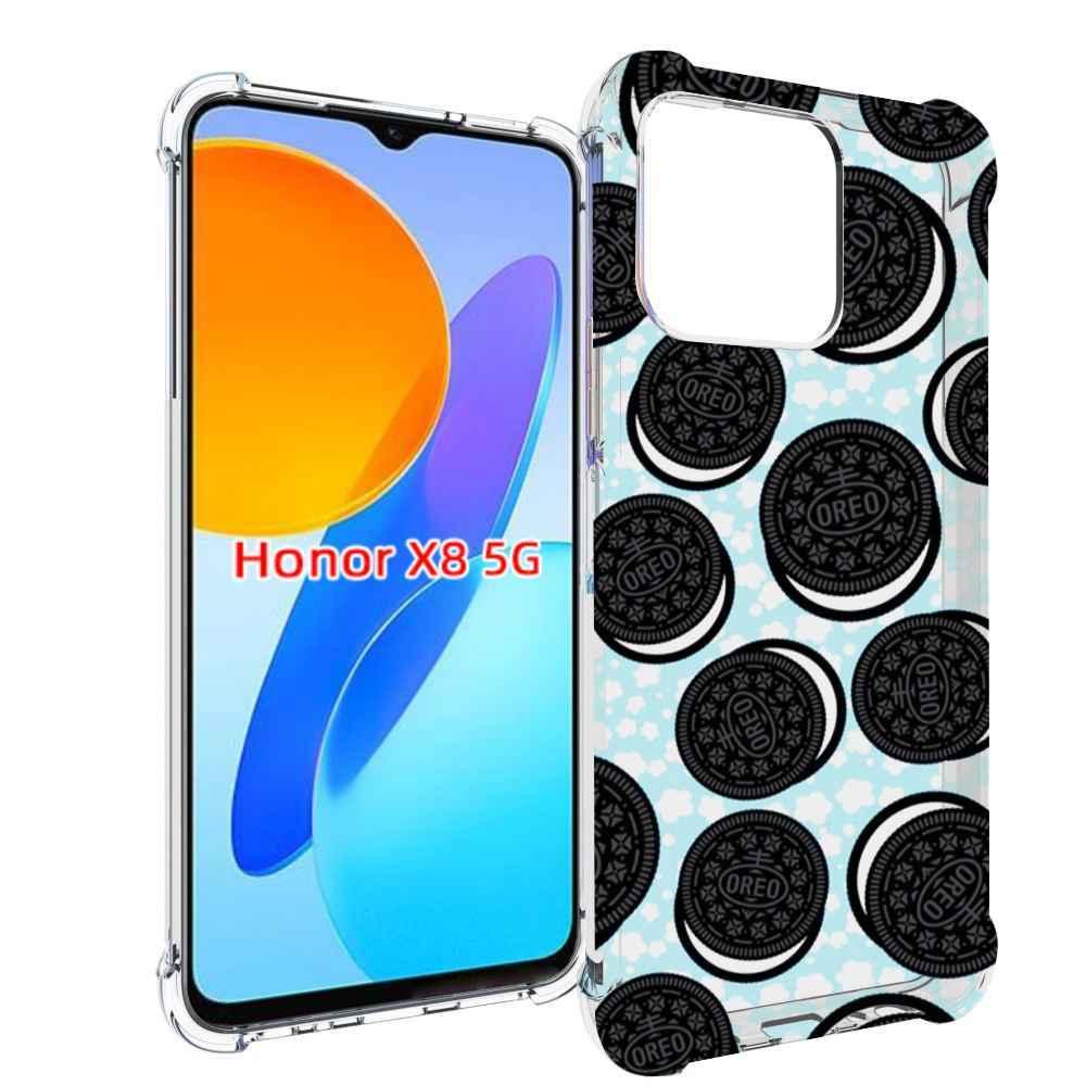 

Чехол MyPads орео печеньки для Honor X8 5G, Прозрачный, Tocco